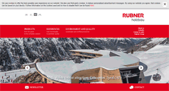 Desktop Screenshot of holzbau.rubner.com