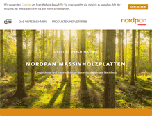 Tablet Screenshot of nordpan.rubner.com